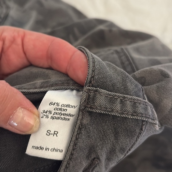 Cheetah print Gray Denim Pant - Picture 2 of 6